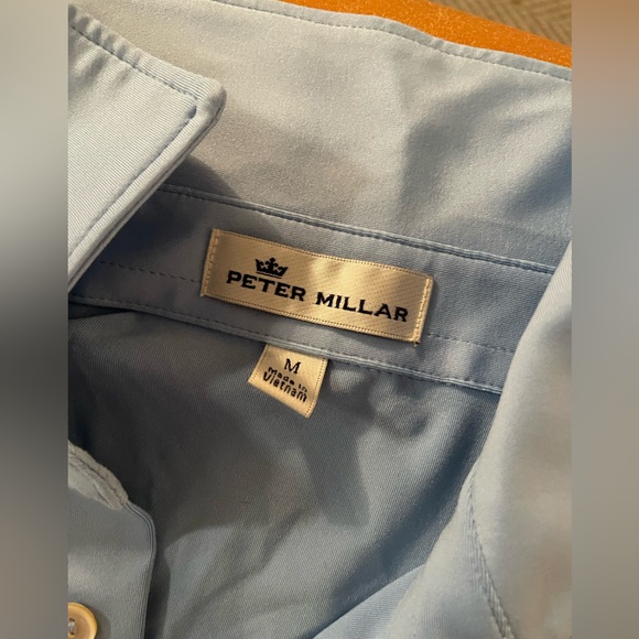 Peter Millar Golf Polo Shirt size M - Picture 2 of 2